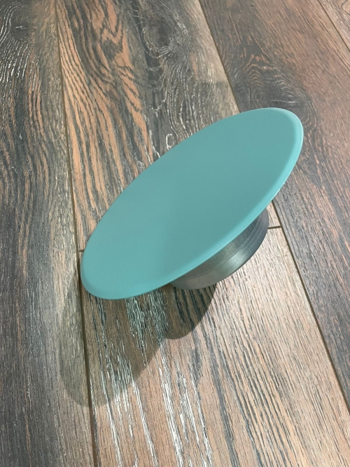 Диффузор стальной приточно-вытяжной FoZa PV-100 Бирюза матовый RAL6034